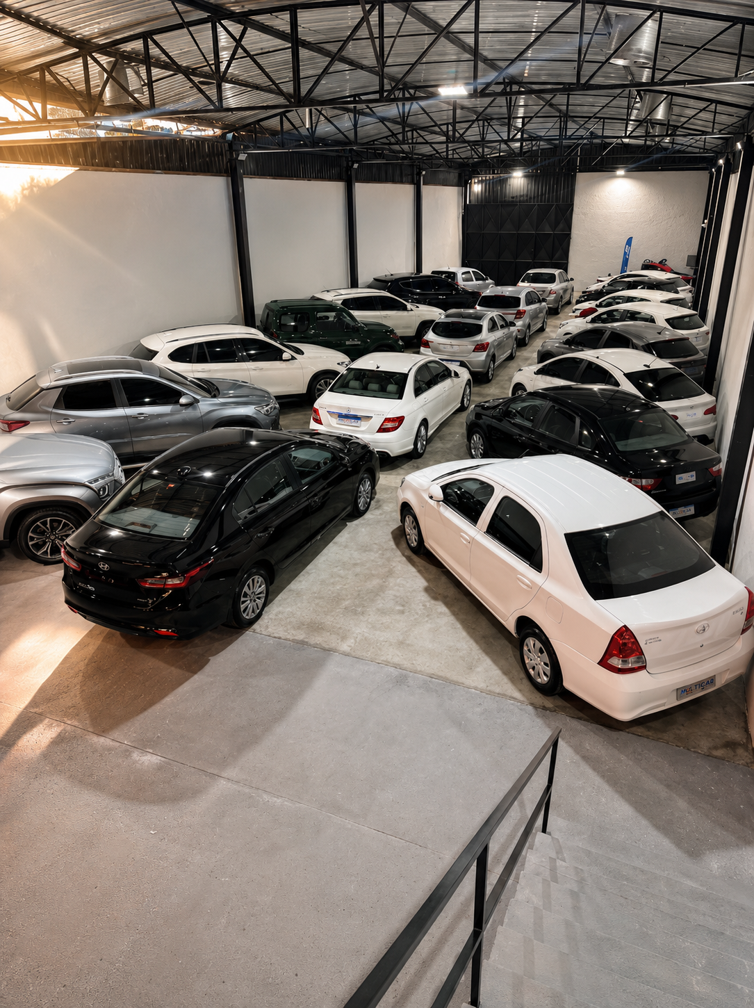 Interior do showroom